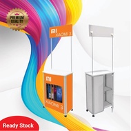 Aluminium Sampling booth *fortable counter* Ready stock