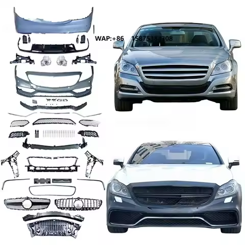 CLS W218 bodykit For CLS350 CLS400 CLS450 W218 C218 to CLS63 Front Rear car Bumper