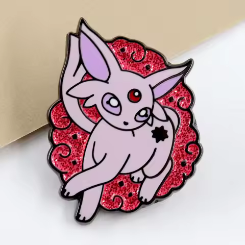 Anime Pokemon Eevee Enamel Pin Lapel Pins for Backpacks Brooches Metal Brooch for Clothes Fashion Je