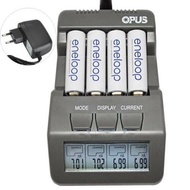 OPUS BT-C700 4 SLOTS INTELLIGENT AA AAA BATTERY CHARGER WITH LCD - EU PLUG