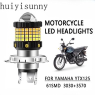 HYS 1PCS  FOR YAMAHA YTX125  H4 LED Motorcycle Headlight Dual Color 3200K Yellow 6500K White 12-80V