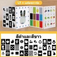 Flash card ของเล่นเสริมการเรียนรู้เด็ก เด็กทารก การ์ดเสริมพัฒนาการสายตา บัตรภาพ