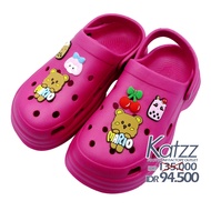 Katzz - Baim Women's Pink Sandals Size 36 - 40 Latest Patterned Adult Women's Sandals Wedge Sandals 