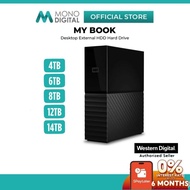 WESTERN DIGITAL WD MY BOOK 3.5" USB3.2 GEN 1 DESKTOP EXTERNAL HDD HARD DRIVE MYBOOK HARD DISK - 4TB 