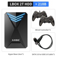 2T Launchbox HDD Retro Game Consoles For PS4/PS3/Gamecube/PS2/Wii/Wiiu/Sega Saturn/DC/PS1 With 4200+