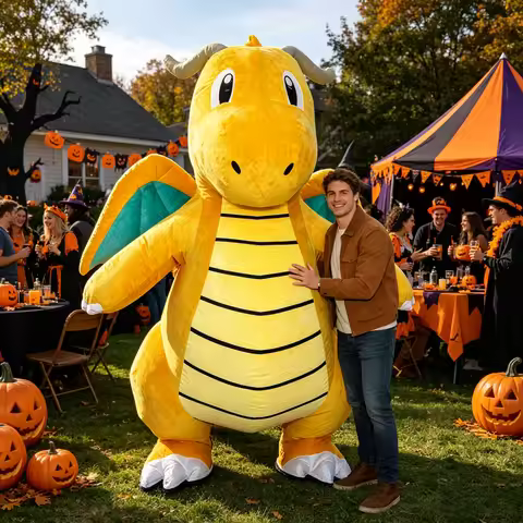 2.2M Little Flying Dragon Inflatable Costume Mascot Parade Adult Character Cosplay Animal Birthday H