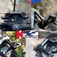 Power racing Mirror Kit With A Set Of Bolts Convert To The Side Of The Meter xmax300 (Can Fit All Year Models)