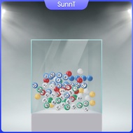 SunnT ลูกบอลบิงโกลูกบอลโทรลูกบอลลูกบอลจับฉลากสำหรับตลาดความบันเทิงในครัวเรือนที่เดินทาง