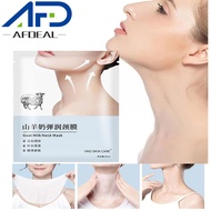 Afdeal Goat Milk Neck Mask Fade Neck Wrinkles Patch Moisturizing Neck Care Cream Nourishes Skin and Relieves Dryness 山羊奶颈膜