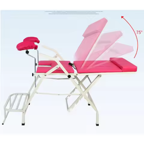 Portable Installation-free Folding Obstetrics and Gynecology Examination Bed Multifunctional Medical