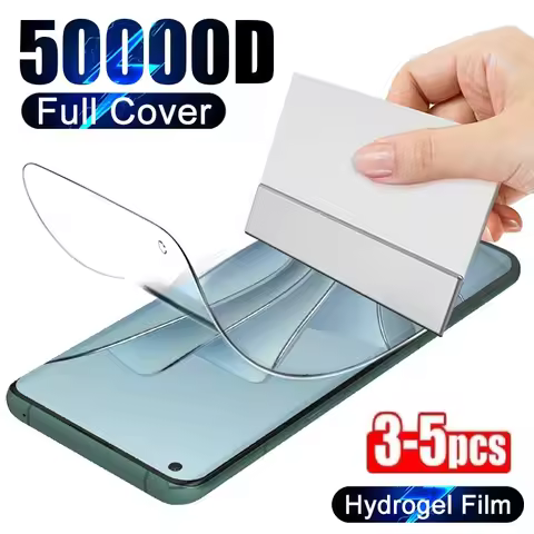 3-5Pcs Hydrogel Film For OnePlus 11 R 10T 9 Rt 10 Pro Screen Protector For One Plus ACE 2 V 8 Pro 8T