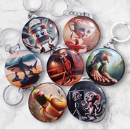 GANTUNGAN Anomali Tung Sahur Keychain