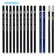 MXMIO 12Pcs Drawing Pencils Soft Charcoal Professional School Supplies 3B 4B 5B 6B Black Pencils Art