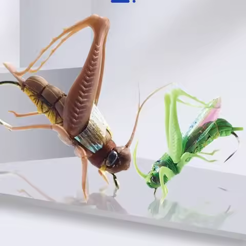 2# 6# Insect Fishing Lures Grasshopper Fishing Bait Hard Artificial Baits Road Simulation Fly Fishin