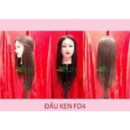 FD4 Mannequin Head Learns to Cut Hair 30% Real Hair, Long Hair