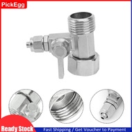Stainless Steel Function Adapter Control 3 Way Tee Connector Shower Head Diverter For Toilet Bidet Shower Water Separator (Silver)