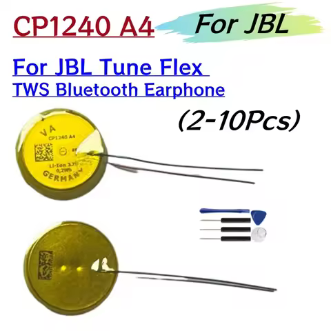 New CP1240 A4 1240 3.7V 54mAh Earbuds Battery for JBL Tune Flex TWS Wireless Bluetooth Earphone + Fr