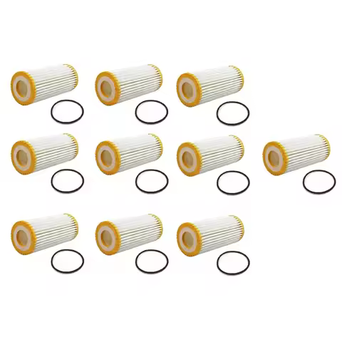 10pcs Engine Oil Filter Compatible with VW Golf Jetta Beetle Audi A3 A4 A6 S3 TT Quattro HU6013z 06L