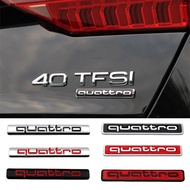 Car Rear Trunk Emblem Sticker  for Audi Quattro Logo A3 A4 A5 A6 A6L A7 A8 Q3 Q5 Q7 S3 S4 S5 RS3 RS4 RS6 R8 TT B5 B6 Accessories