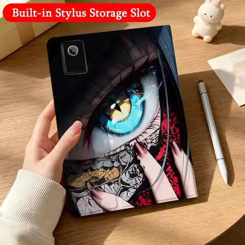 Anime Cartoon Girl Eyes Case For Lenovo Idea Tab K10 M10 P11 P12 Xiaoxin Pad Pro GT Plus 10.6 11 11.