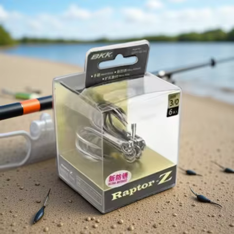 5Packs BKK Raptor-Z 6071-4X-HG Treble Fishing Hooks 4# 2# 1# 1/0# 2/0# 3/0# 4/0# 5/0# Sea Fishing Bi