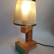 【C.L Studio】設計款 老房檜木燈 藝術燈飾 夜燈 檯燈 實木燈