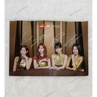 Readystock official AESPA nabati richoco exclusive handsigned signed ot4 group poster VIP raffle ben