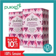 Pukka Tea Elderberry &amp; Echinacea (20sachets/box) x 2 boxes