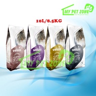 Weluxx Premium Clumping White Bentonite Cat Litter Cat Sand Turkey 10L 8.5KG Pasir Kucing