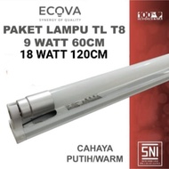 PUTIH Ecova TL LED Tube Light T8 White
