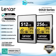 Lexar Professional GOLD CFexpress 4.0 Type A Card | 8K RAW Video Recording