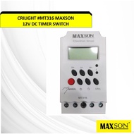 Crilight MAXSON DC Timer Switch 12V DC masa Setting Masa #MT316DC