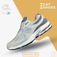 NB 2002R Protection Pack Sports Sneakers Gray Gray White Suede - Cat.Shoes