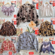 CODE.​ AJ7 Shirt​Shirt​Style​Korea​ Fabric​Poly​ Pattern​Flowers​ Total Types