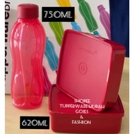 Lelong Murah TUPPERWARE kit beg dan eco bottle dan square round