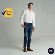 Mc Jeans กางเกงยีนส์ผู้ชาย กางเกงขาตรง กางเกงยีนส์ ริมแดง (MC RED SELVEDGE) สียีนส์ ทรงสวย ใส่สบาย M
