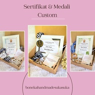 Best Boyfriend Award CUSTOM FOTO SERTIFIKAT Certificate CUSTOM Pacar Terbaik Penghargaan Hari Ibu Fr
