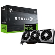 MSI GeForce RTX 5080 16G VENTUS 3X OC PLUS Game AI Rendering Graphics Card LS0Z