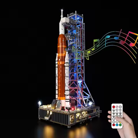 Kyglaring LED Light Kit suitable for Lego 10341 NASA Artemis Space Launch System Decorative Lamp Not