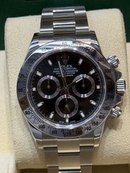 🤴🏻👑 🖤勞力士 Rolex 116520黑面 尾期亂碼 三閃圈 藍光光橋 ！Daytona !