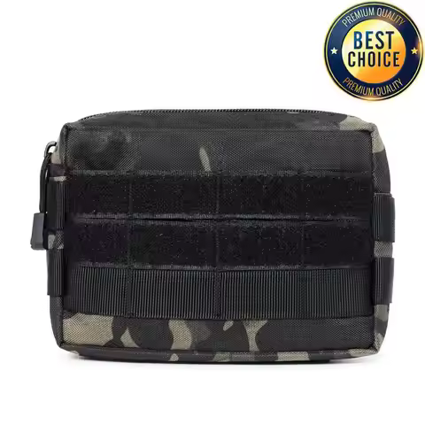 Tactical Pouch MOLLE Pouch EDC Bag Accessory Utility Pouch Multi-function Tool Bags Vest Accessory B