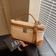 Portable Trendy Briefcase Women 2025 Spring New Style Fashion Casual One-Shoulder Diagonal Bag Korea