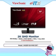 ViewSonic VA3209-2K-MHD 32" 2K QHD IPS Monitor | 75Hz | 4ms | Built-In Speaker | 1440p