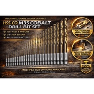 HSS-CO M35 Cobalt Drill Bit Hex 6.35mm Screwdriver Bits