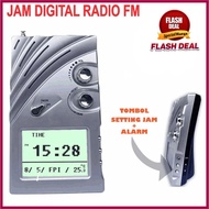 Digital Clock - Digital Sitting Clock - Alarm - Fm Radio Maximum Price