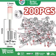 High Quality Steel Nail Gun Heavy Duty Steel Nail Round Nails Nail Gunner Rivet Tool Set Nails For N