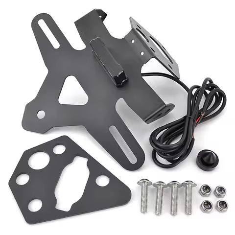 Motorcycle 765 R RS License Plate Fender Bracket LED Light For Triumph Street Triple 765R 765RS 2020