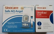 Sinocare - safe AQ Angel 血糖機測試紙(50pcs)+採血針（50pcs）