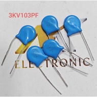 (Combo of 10) High voltage ceramic capacitor 3KV 103 3KV 3KV 103PF (Combo)