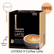 Promo LOOKAS 9 Coffee Latte Kopi Sachet Coffee Premium Korea Diskon